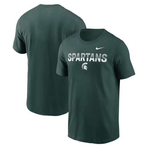 Men's Nike Green Michigan State Spartans Primetime Kinetic T-Shirt
