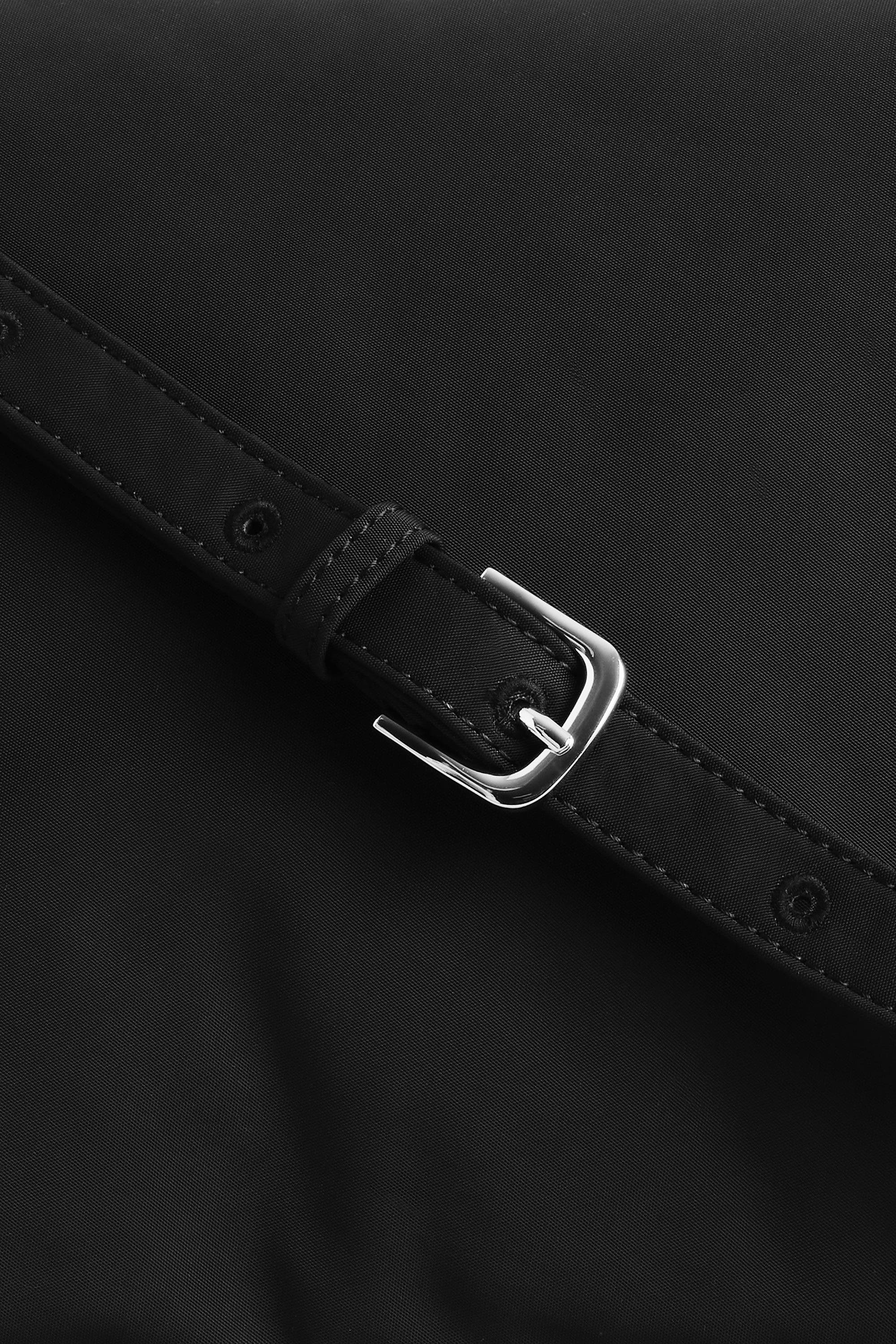 COS Trifold Padded Crossbody Bag, Alternate, color, Black