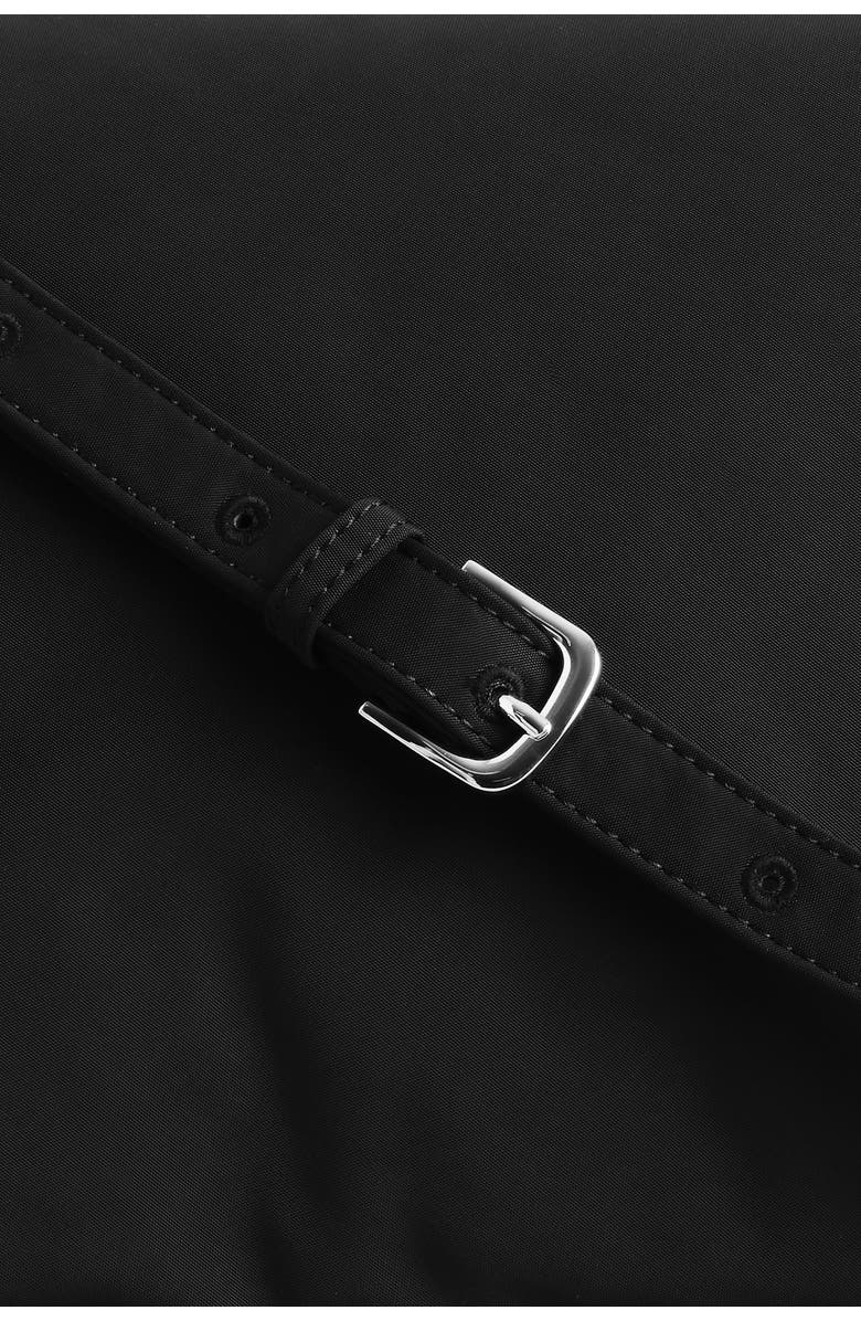 COS Trifold Padded Crossbody Bag, Alternate, color, Black