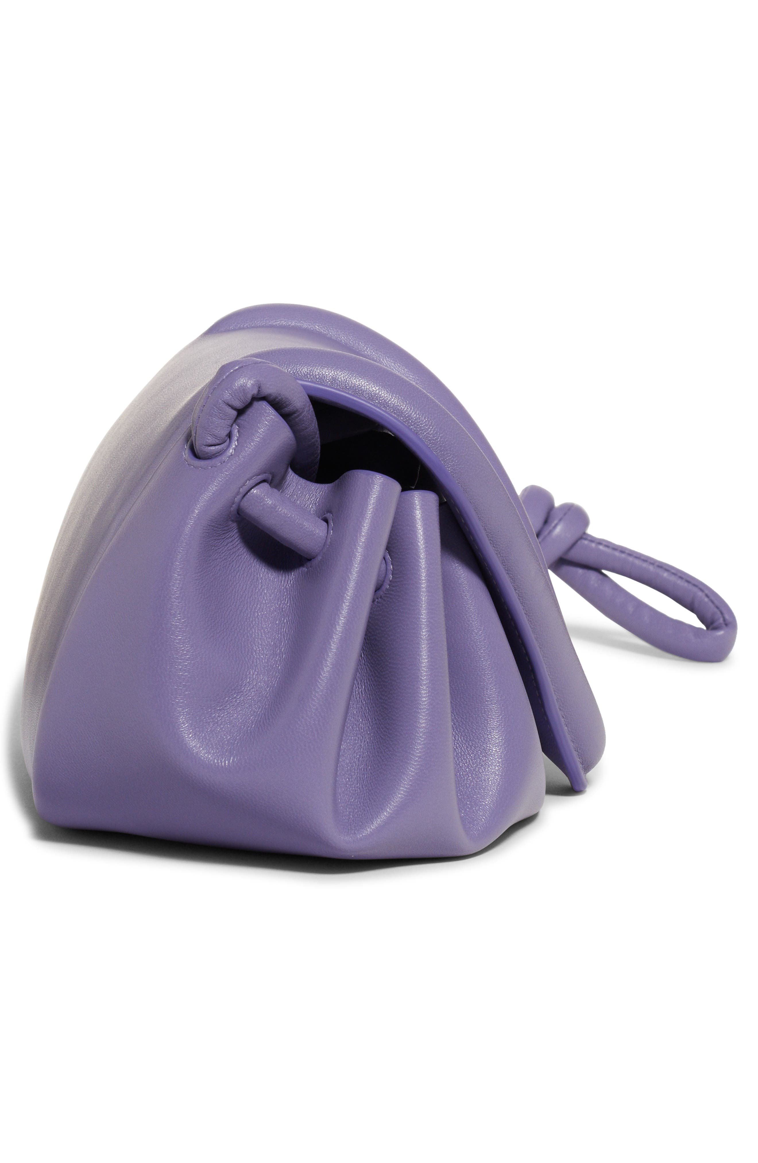 Bottega Veneta Small Beak Triangle Flap Leather Shoulder Bag, Alternate, color, 