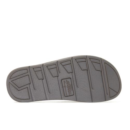 Dearfoams Collin Terry Adjustable Shower Slide Slipper In Medium Grey