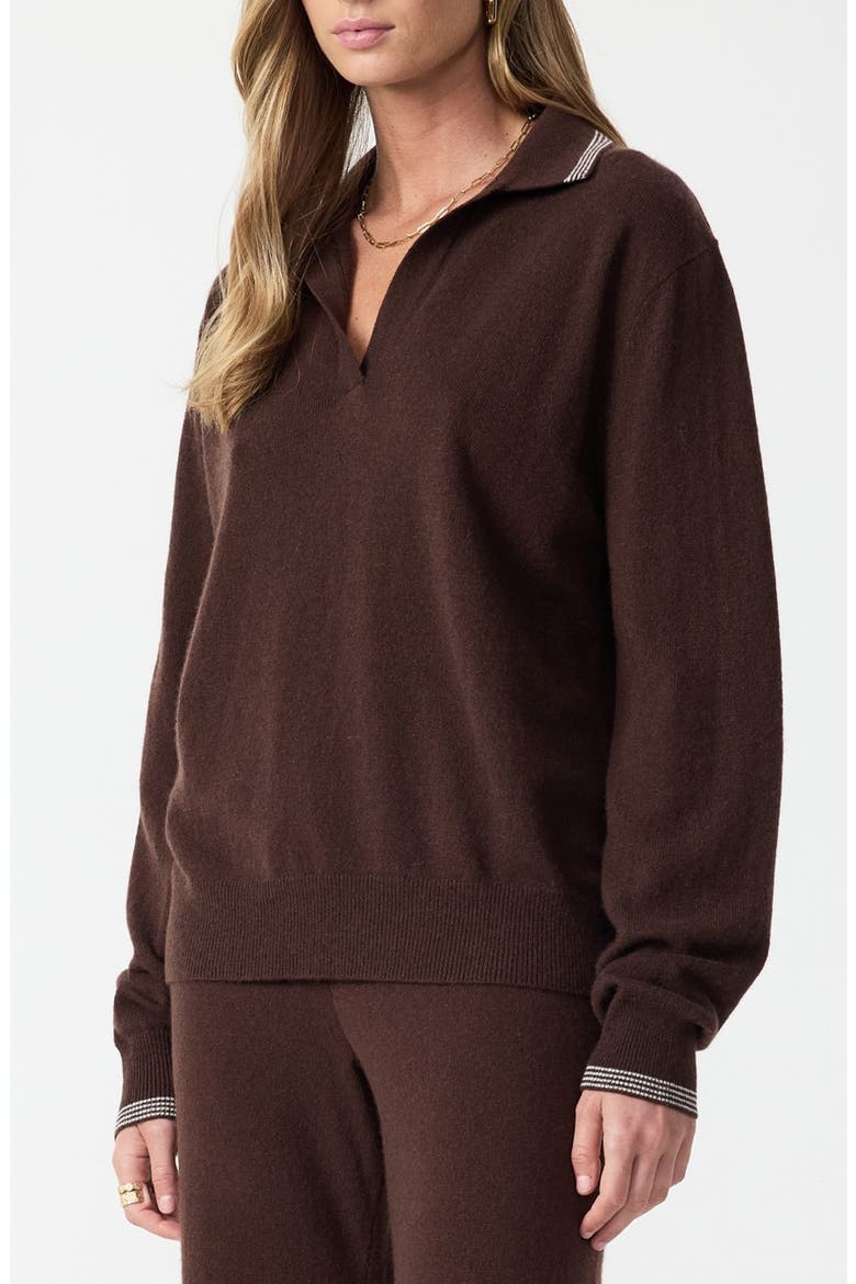 Coco Luna Cashmere Sweater, Alternate, color, BROWN