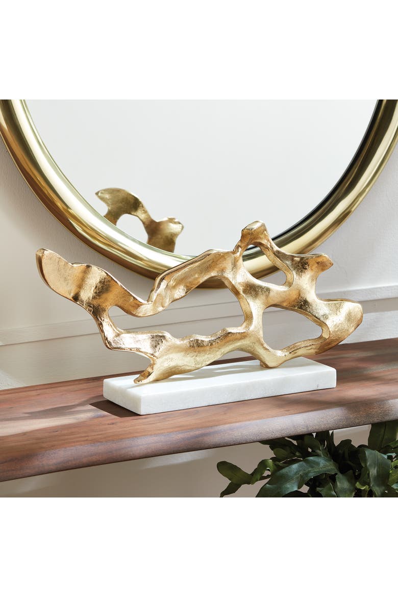 Cohen Sculpture, Alternate, color, Gold
