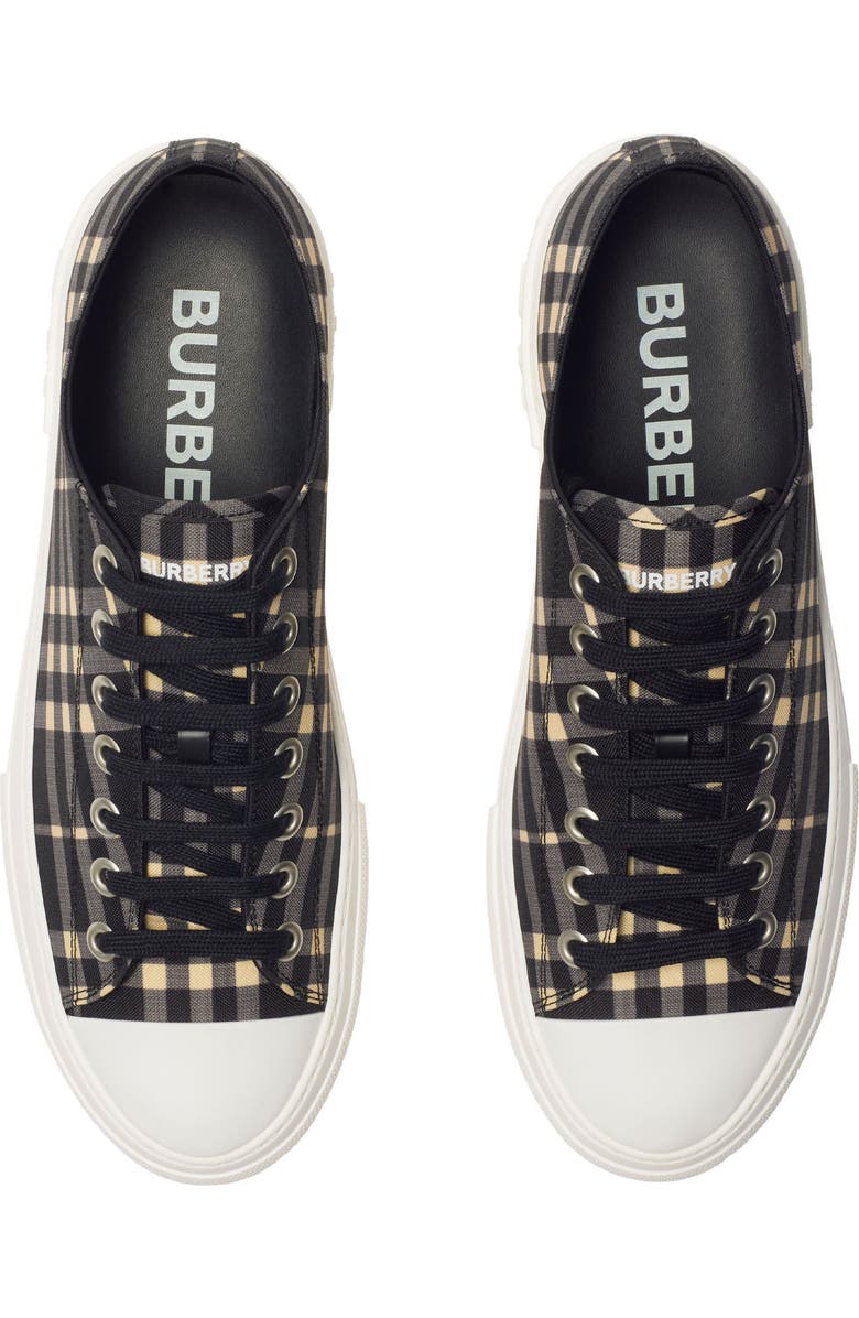 Burberry Jack Check Low Top Sneaker, Alternate, color, Black/ Calico Check