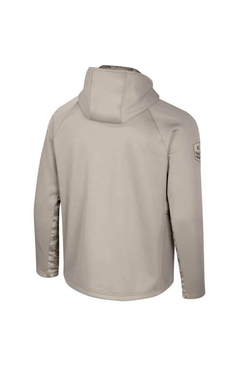 COLOSSEUM Men's Colosseum Oatmeal Penn State Nittany Lions Operation Hat Trick Battalion Full-Zip Hoodie, Alternate, color, Oatmeal