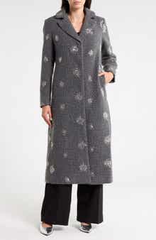 Sequin Starburst Bouclé Coat