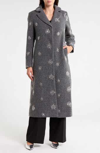 Sequin Starburst Bouclé Coat
