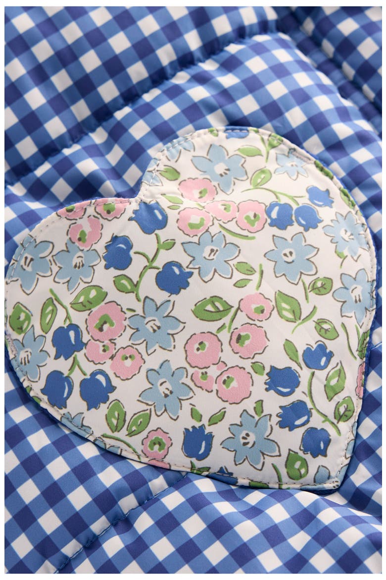 Kids' Padded Gingham Jacket, Alternate, color, BLUE GINGHAM