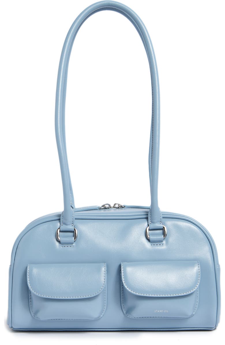 Stand Oil Chubby Bag, Main, color, Sky Blue