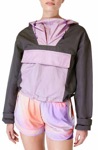 Sweaty Betty Nomad Colorblock Hooded Pullover Jacket