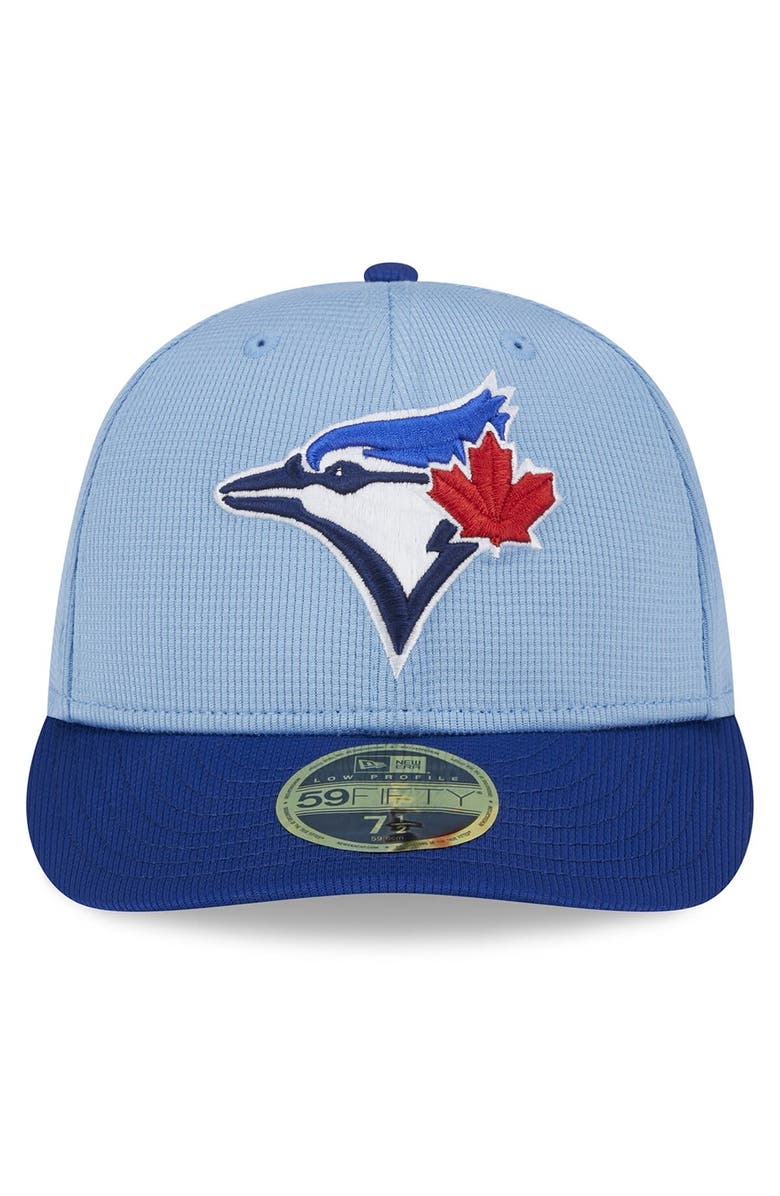 New Era Men's New Era  Light Blue Toronto Blue Jays 2025 Batting Practice Low Profile 59FIFTY Fitted Hat, Alternate, color, 