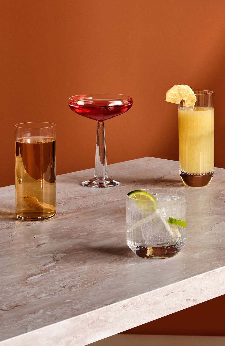 NUDE Big Top Set of 4 Highball Glasses, Alternate, color,