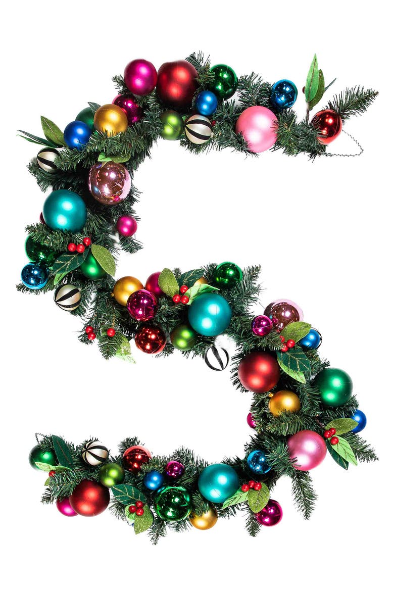 Jubilee Christmas Garland, Main, color, GREEN