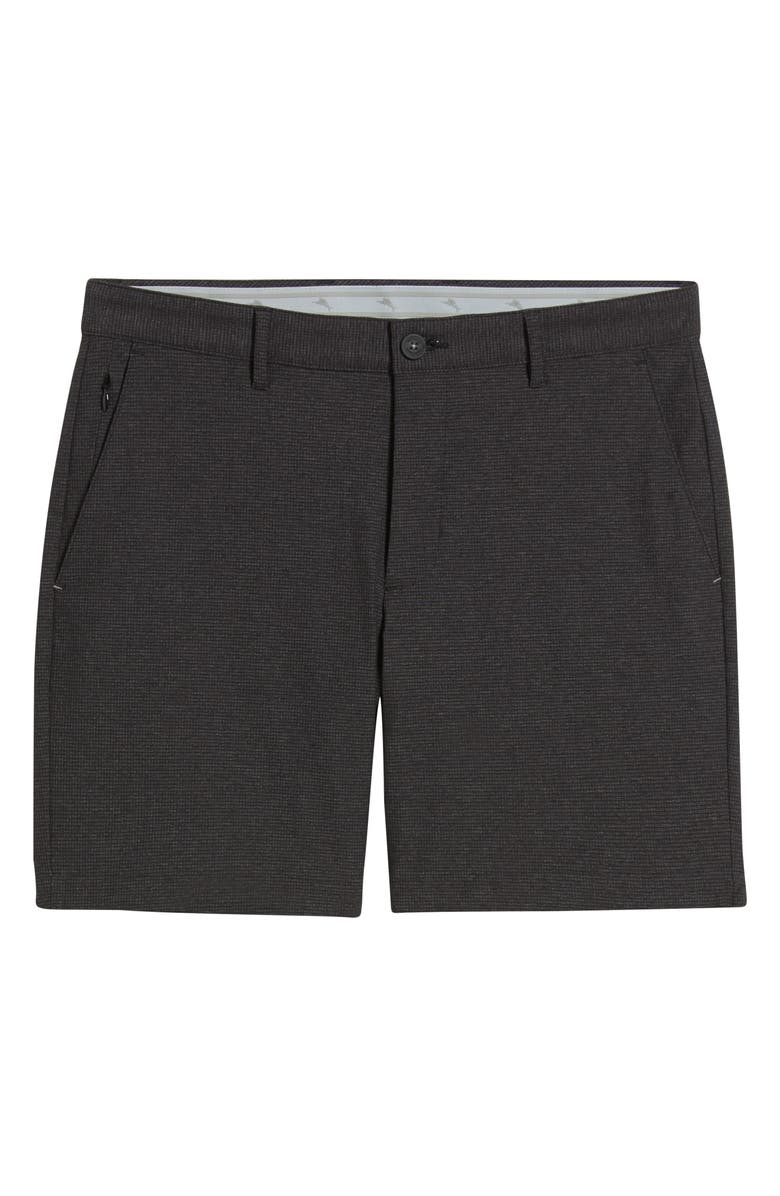 Tommy Bahama Chip Shot IslandZone<sup>®</sup> Stretch Nylon Blend Ripstop Shorts, Alternate, color, Black