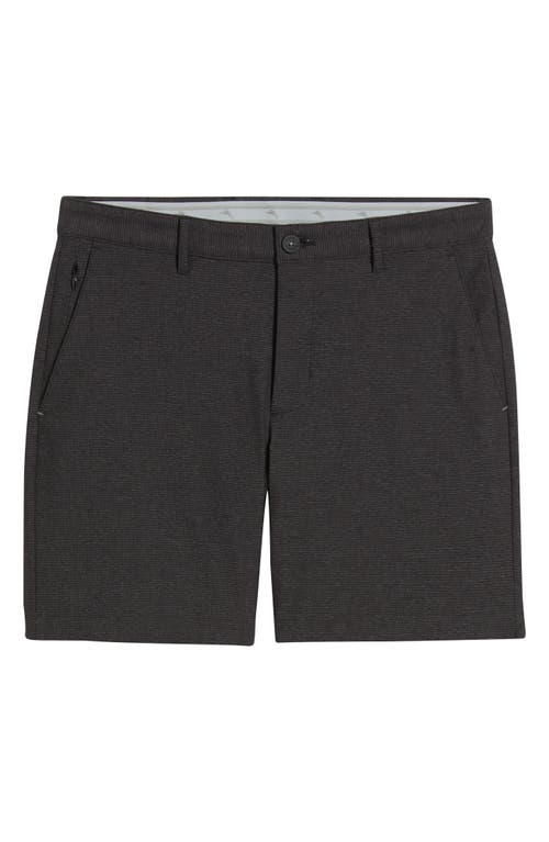 Tommy Bahama Chip Shot Islandzone® Stretch Nylon Blend Ripstop Shorts In Black