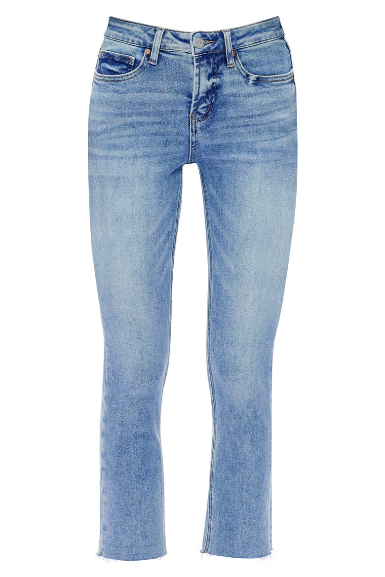 Raw Hem Crop Skinny Jeans, Alternate, color, LONELY
