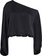 Ramy Brook Marley One Shoulder Long Sleeve Shirt