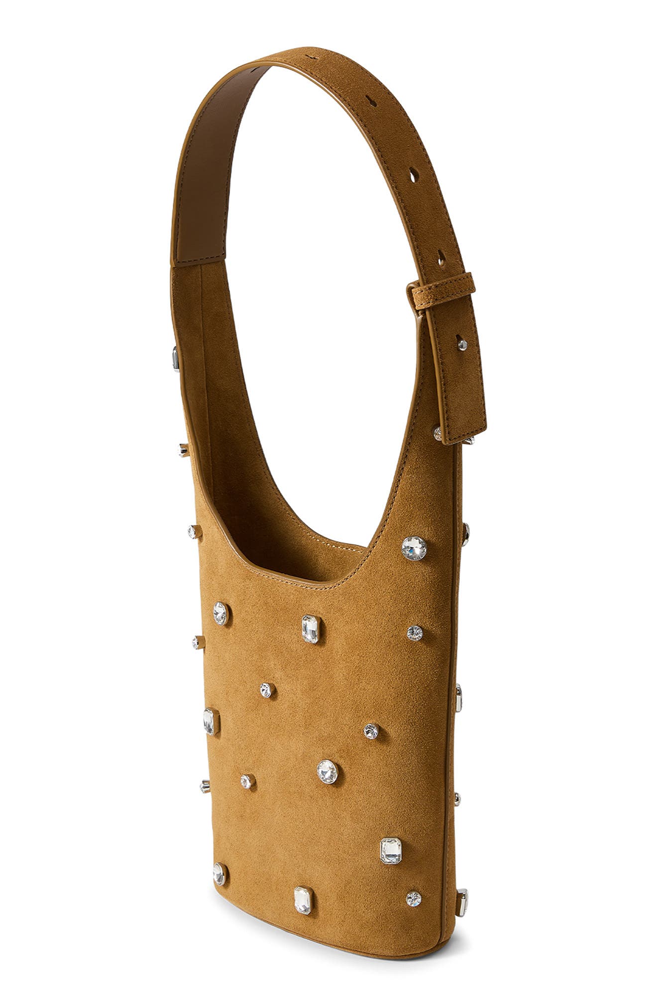 Veronica Beard Small Crystal Loop Bag, Alternate, color, Acorn