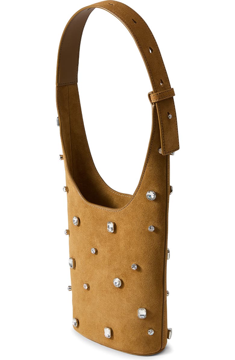 Veronica Beard Small Crystal Loop Bag, Alternate, color, Acorn