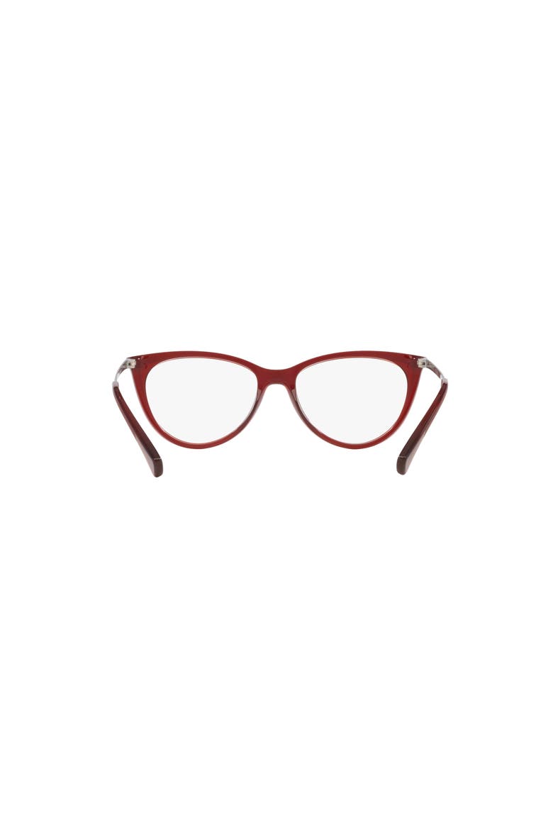 53mm Cat Eye optical glasses, Alternate, color, Red