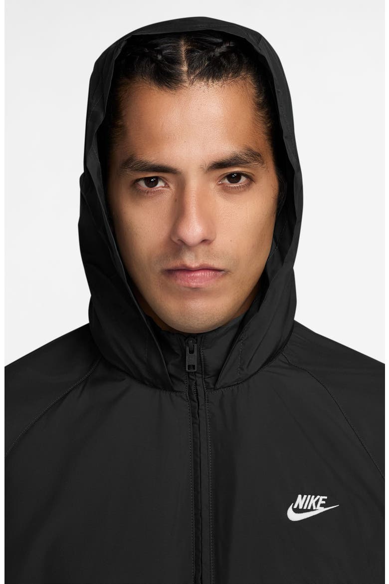 Windrunner Half-Zip Jacket, Alternate, color, BLACK/ WHITE