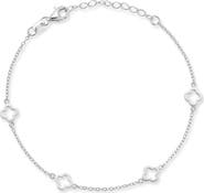 GLAZE JEWELRY Clover Station Anklet