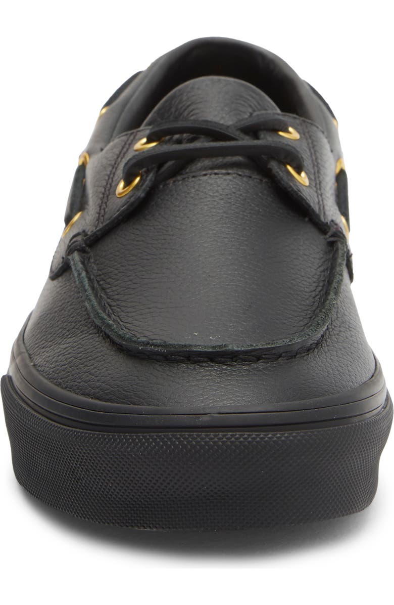 Vans 2-Eyelet Boat Shoe, Alternate, color, Black