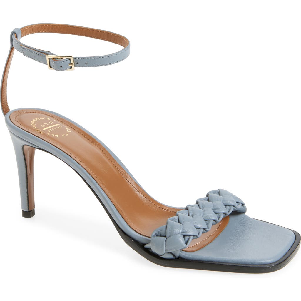 Atp Atelier Porlezza Marina Ankle Strap Sandal In Blue