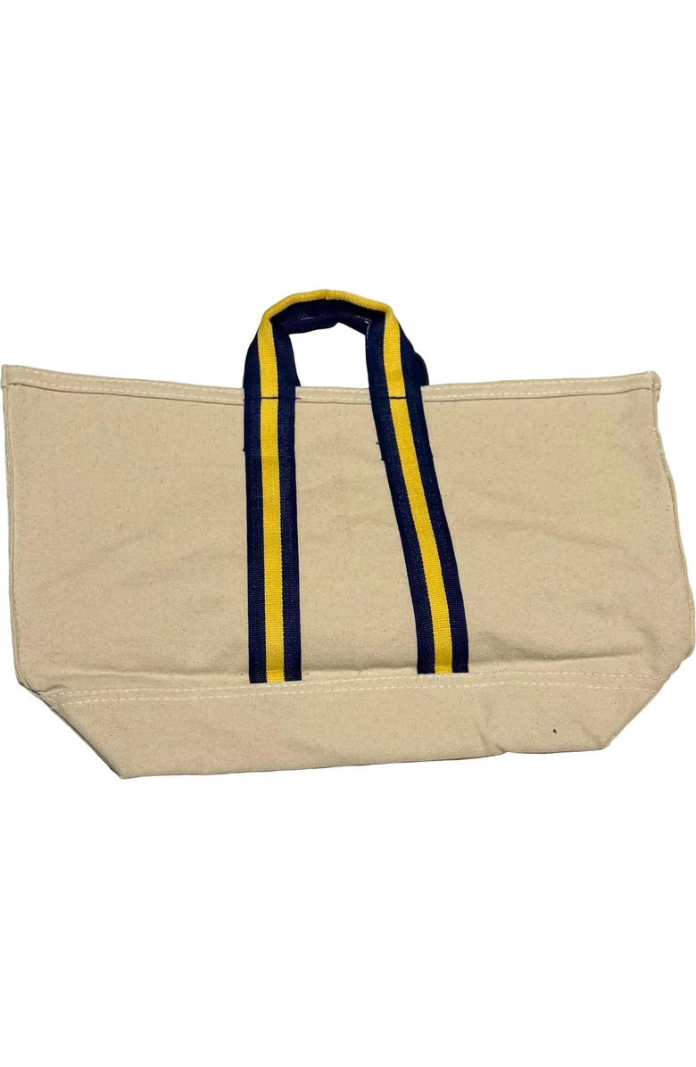 PUEBCO Library College Tote Bag, Main, color, Black X Yellow