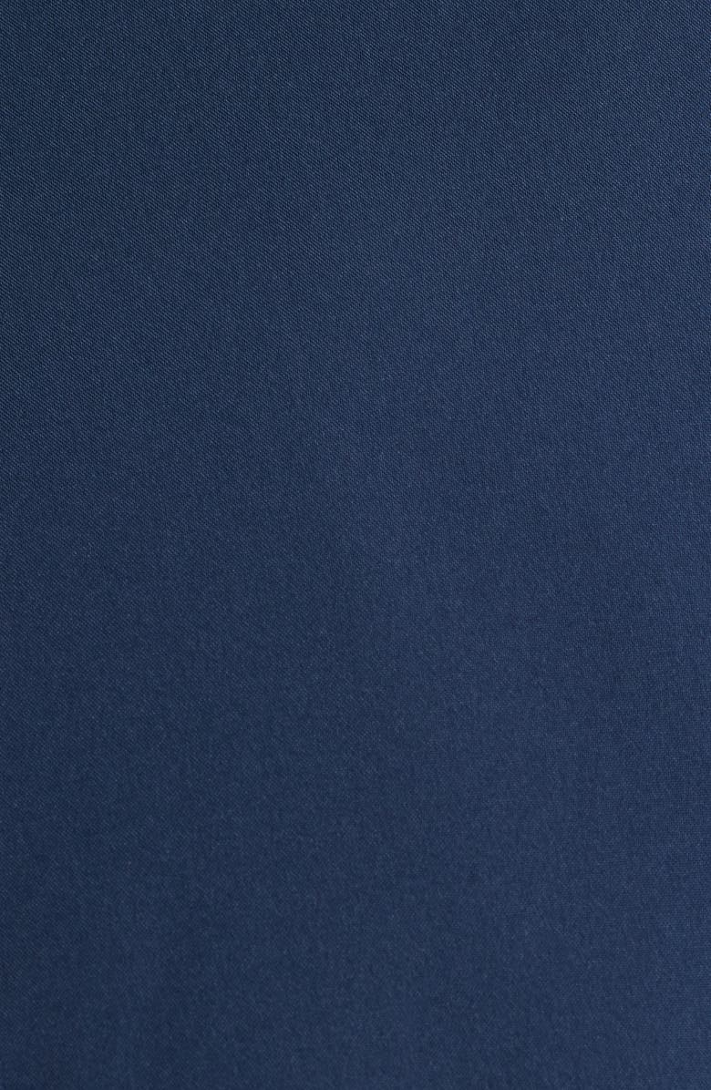 Peter Millar Holdridge Crown Crafted Merino Wool Blend Hybrid Zip-Up Hoodie, Alternate, color, Navy