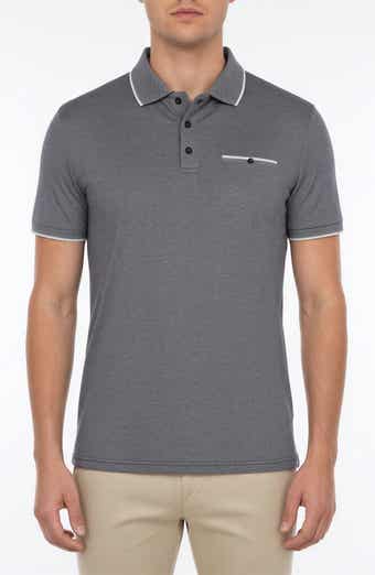 Victor Emmanuel Tipped Knit Polo