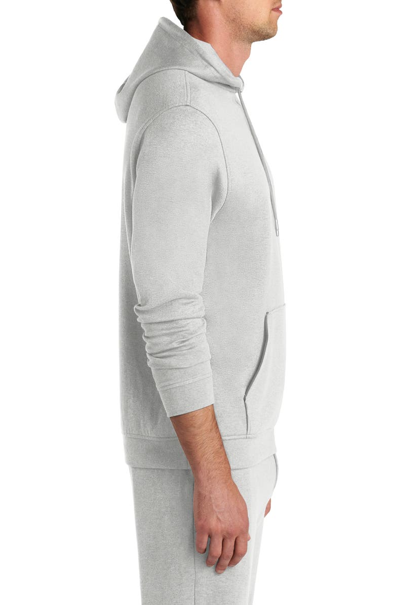 Bugatchi Comfort Stretch Cotton Hoodie, Alternate, color, Chalk
