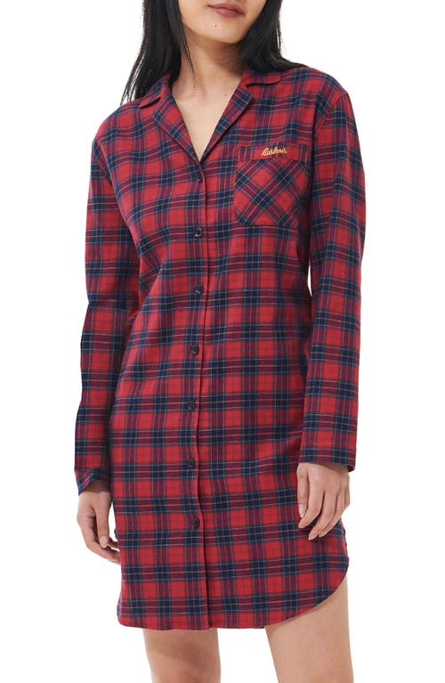Barbour Etta Tartan Brushed Cotton Nightshirt