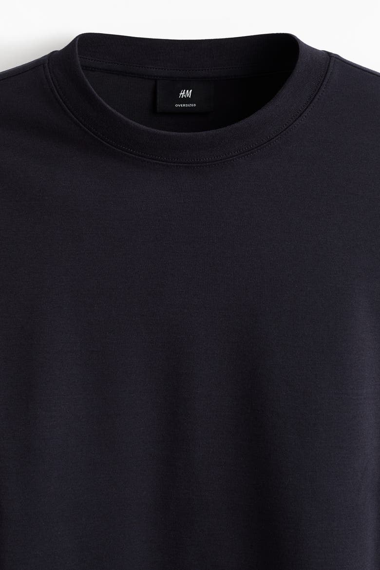 Oversized Fit Interlock T-shirt, Alternate, color, Dark blue