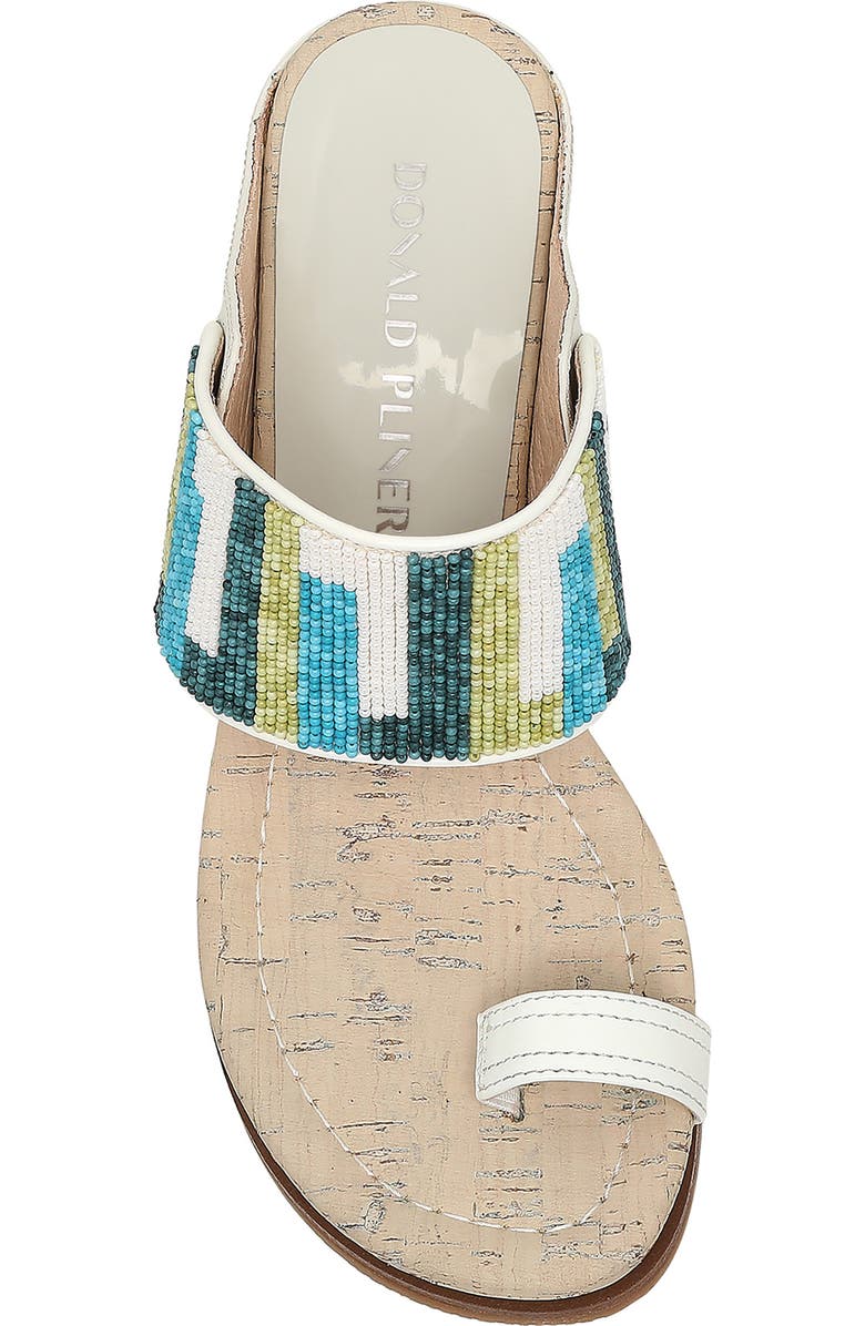 Donald Pliner Greer Wedge Slide Sandal, Alternate, color, Blue Combo