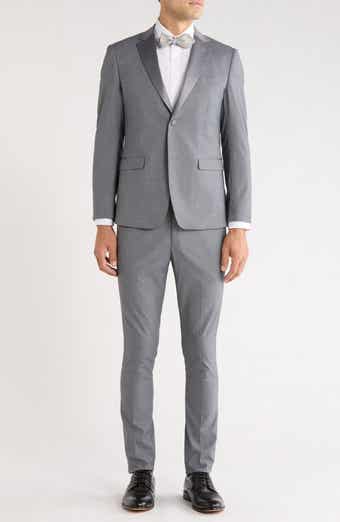 One-Button Satin Peak Lapel Tuxedo