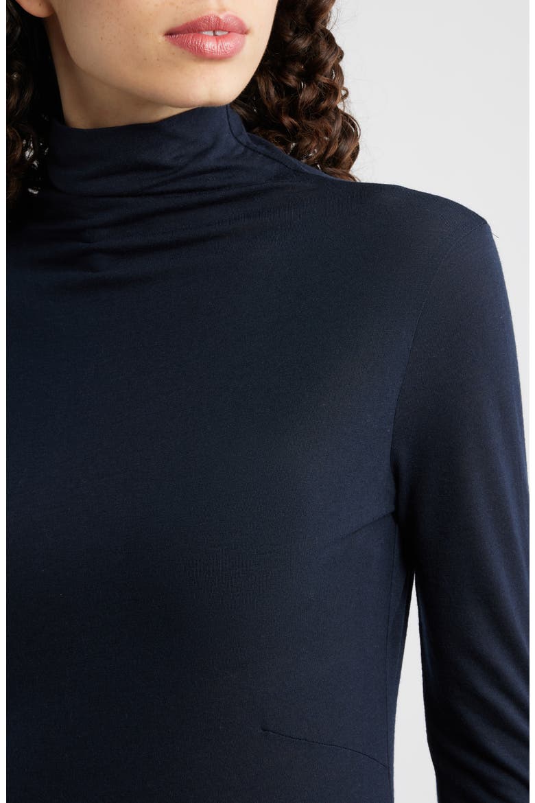 Elavu Turtleneck Top, Alternate, color, SKY CAPTAIN