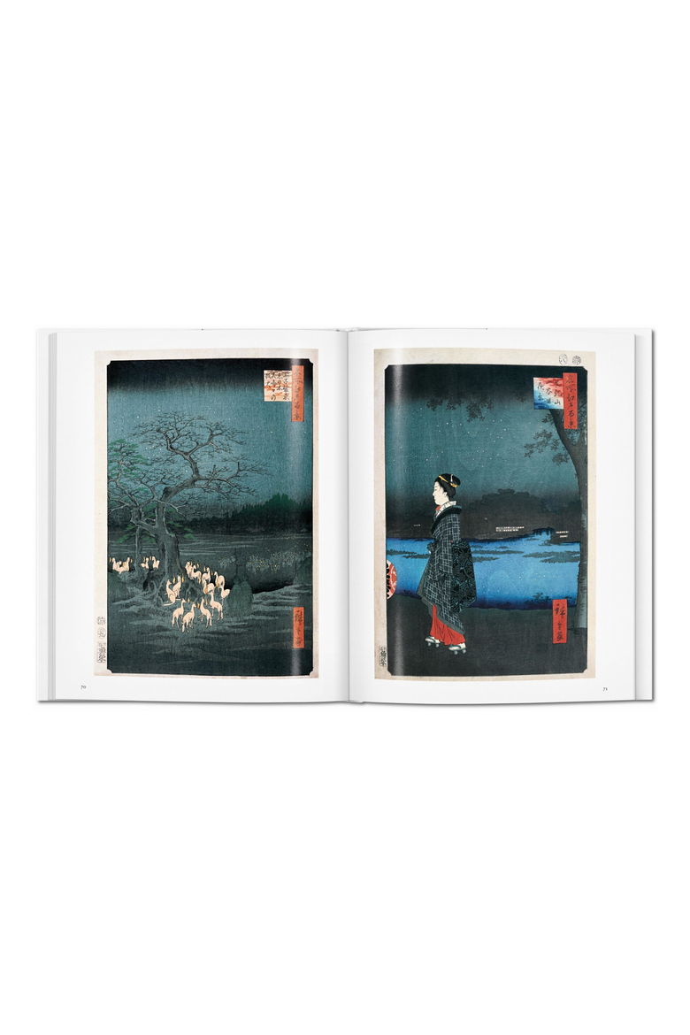 Hiroshige Book, Alternate, color, White