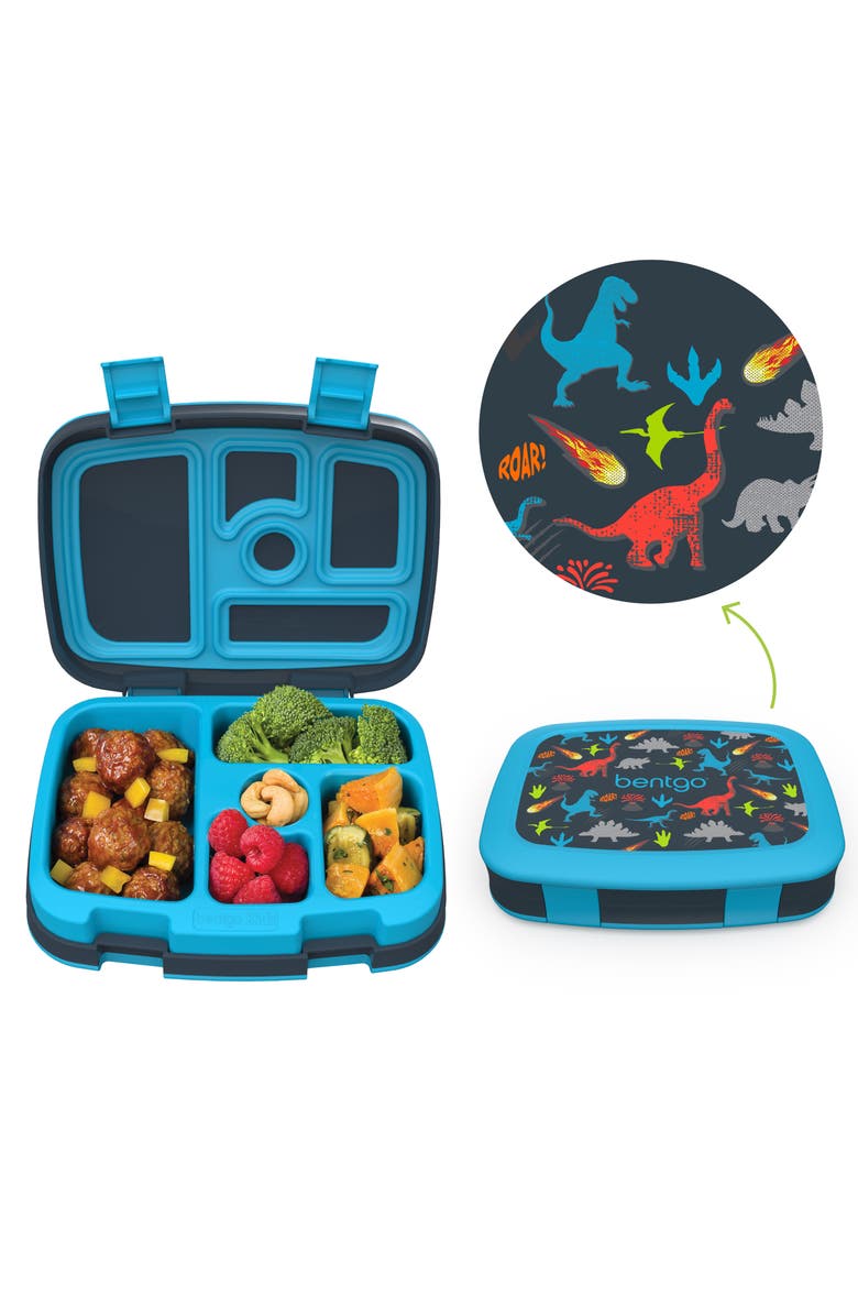 BENTGO Kids' Prints Lunch Box - Dinosaur, Alternate, color, Dinosaur