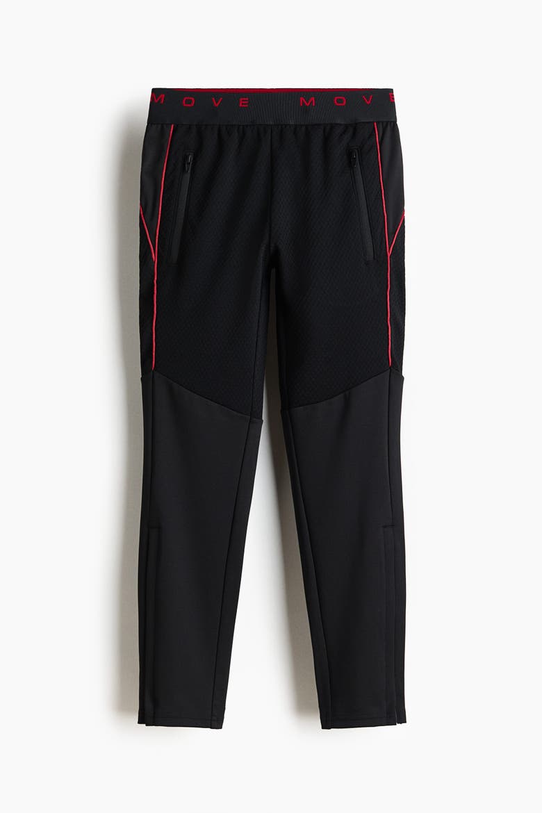 Regular Fit Football Pants With Drymove, Alternate, color, Black
