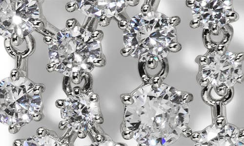 Nadri Sunshower Cubic Zirconia Ear Crawlers In Metallic