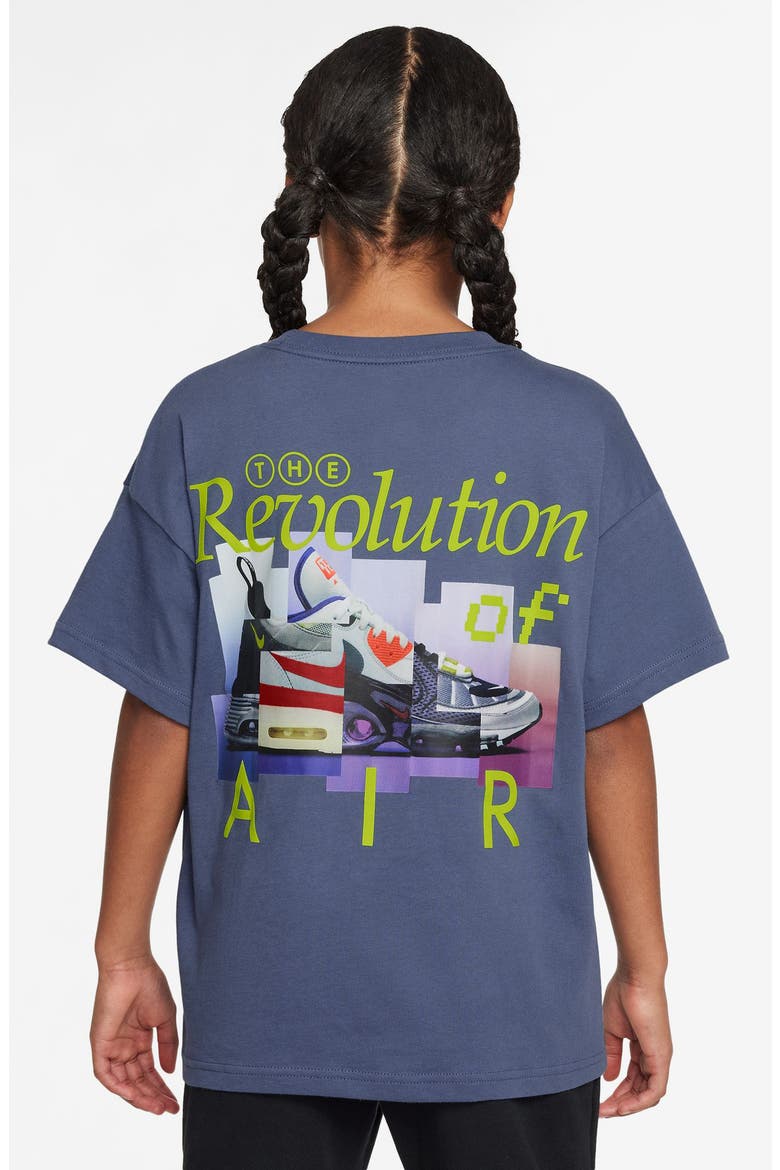 Kids' Revolution of Air Graphic T-Shirt, Alternate, color, DIFFUSED BLUE