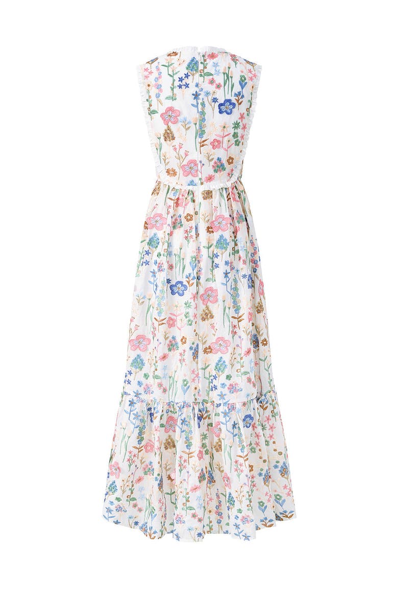 Everly Embroidered Maxi Dress, Alternate, color, Floral