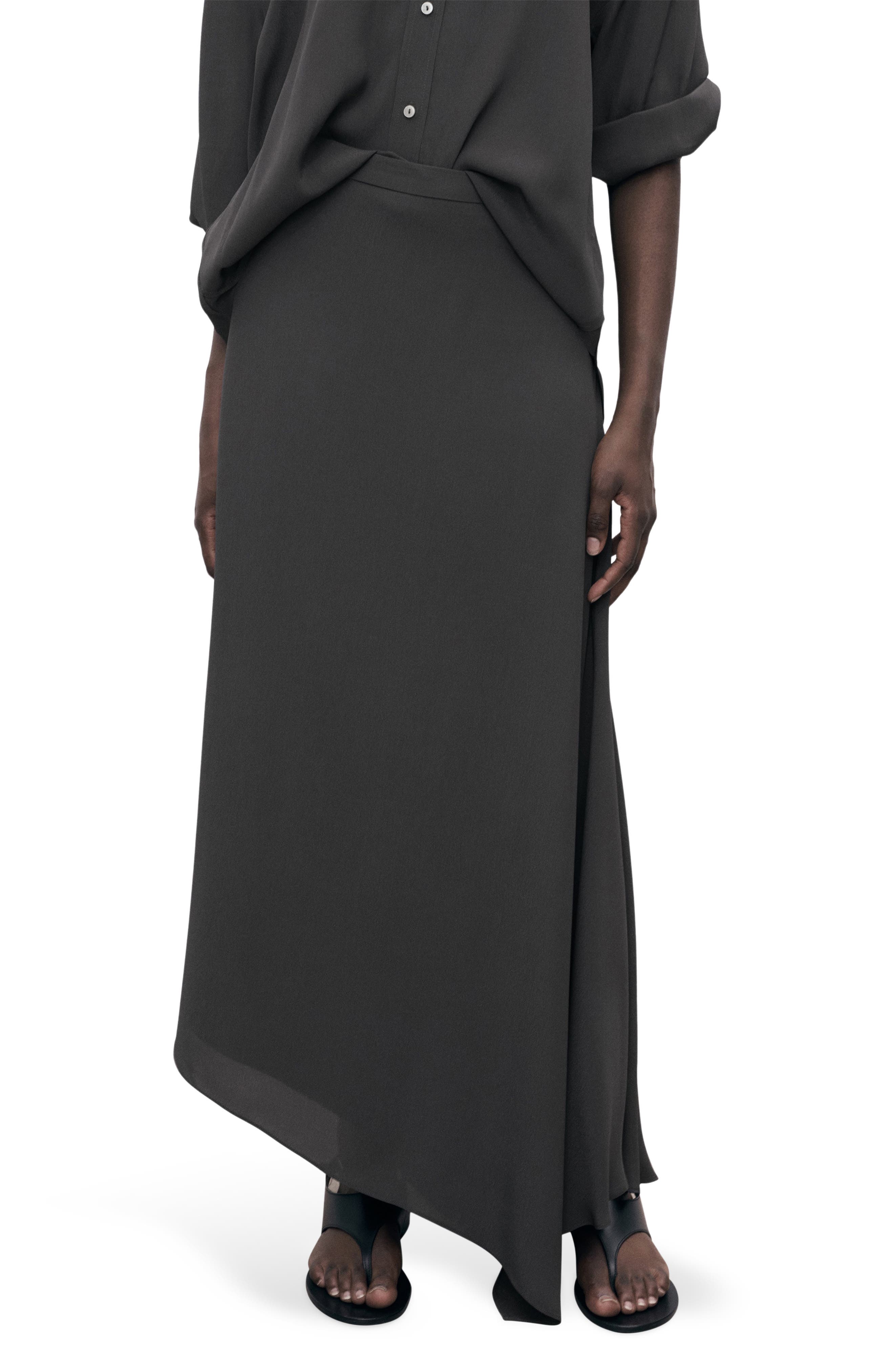 MANGO Asymmetric Maxi Skirt