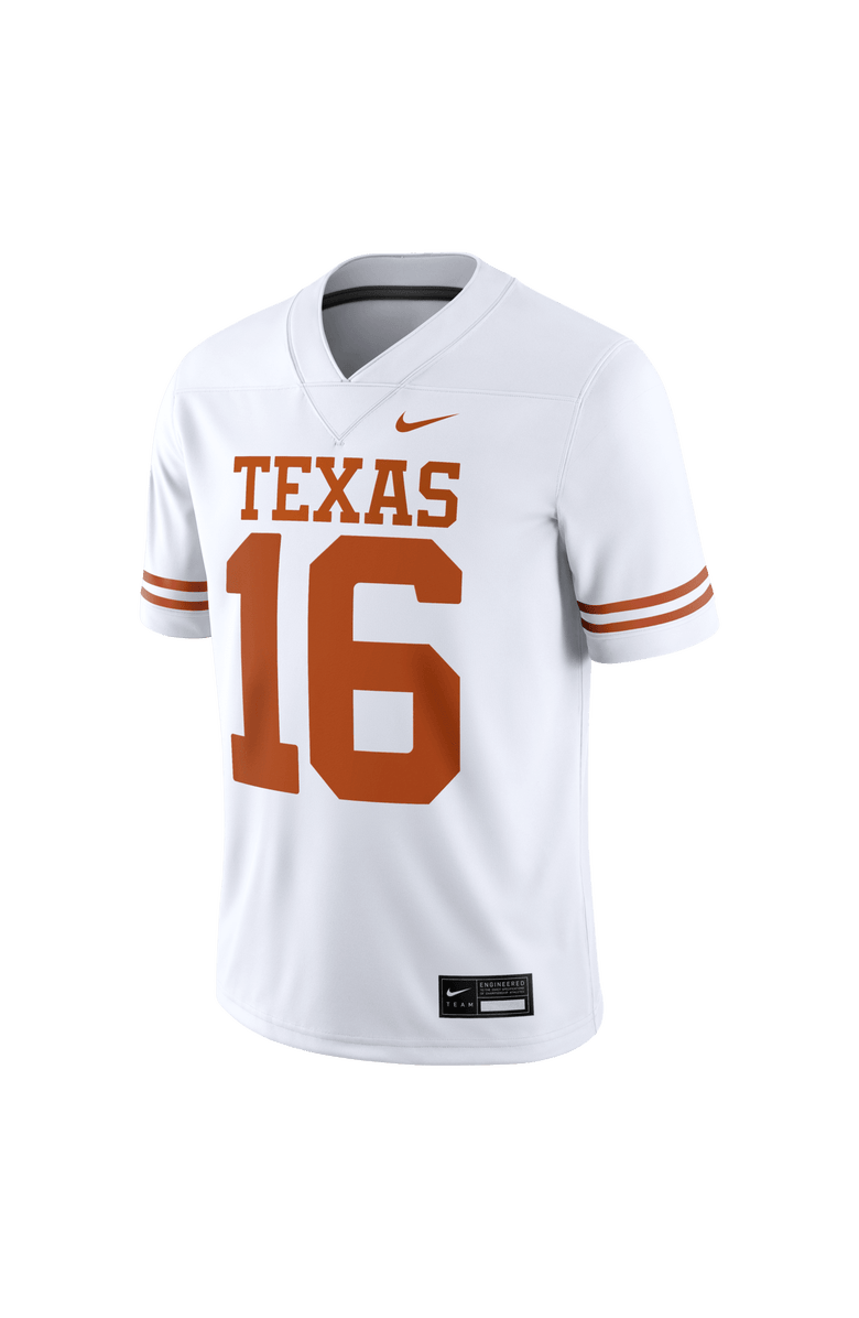 Nike Men's Nike Arch Manning  White Texas Longhorns Road Game Football Jersey, Alternate, color, White
