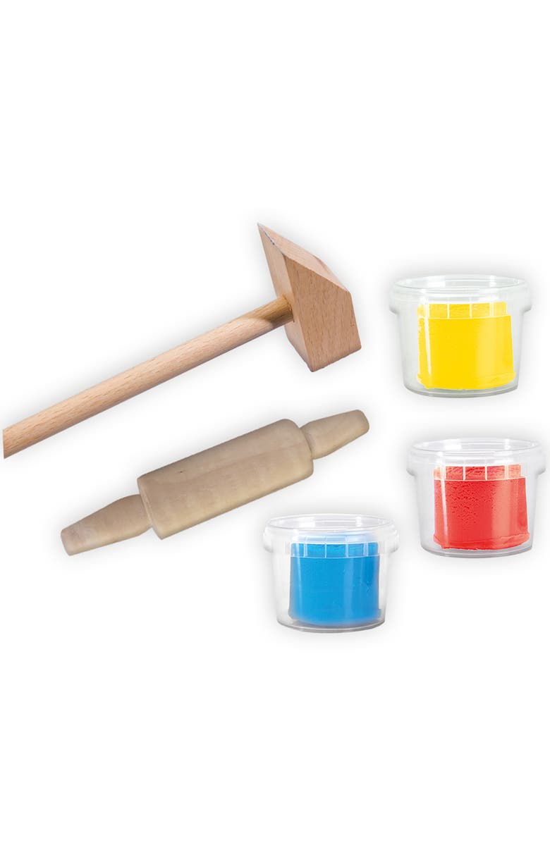 SES Creative My First Dough With Tools, 3 Color 3oz Tubs, Kids 1+, Alternate, color, Multicolored