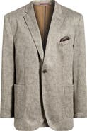 Johnston 
Murphy XC Flex® Tan Herringbone Cotton Blend Knit Sport Coat
