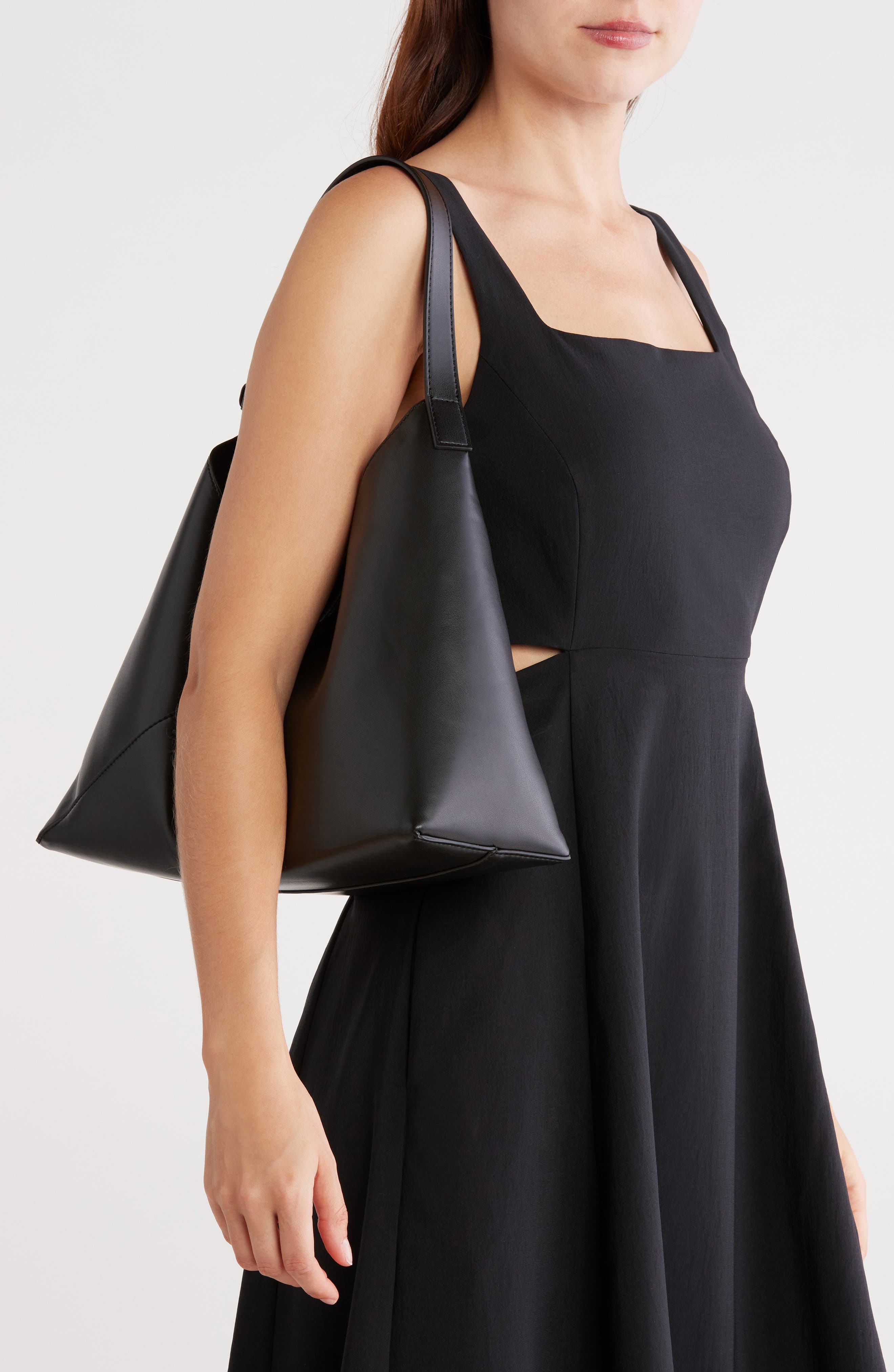 BCBG Triangle Hobo Bag, Alternate, color, 