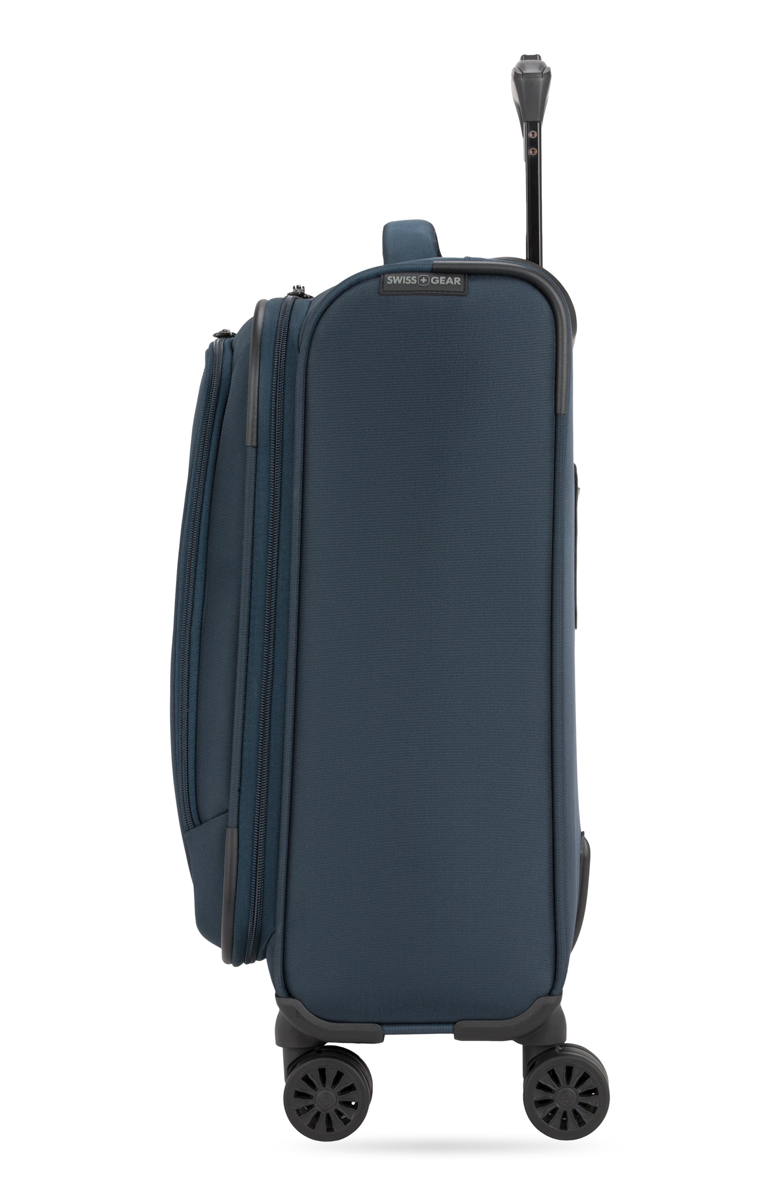 SWISSGEAR 20-Inch Softside Spinner Carry-On Luggage, Alternate, color, Navy