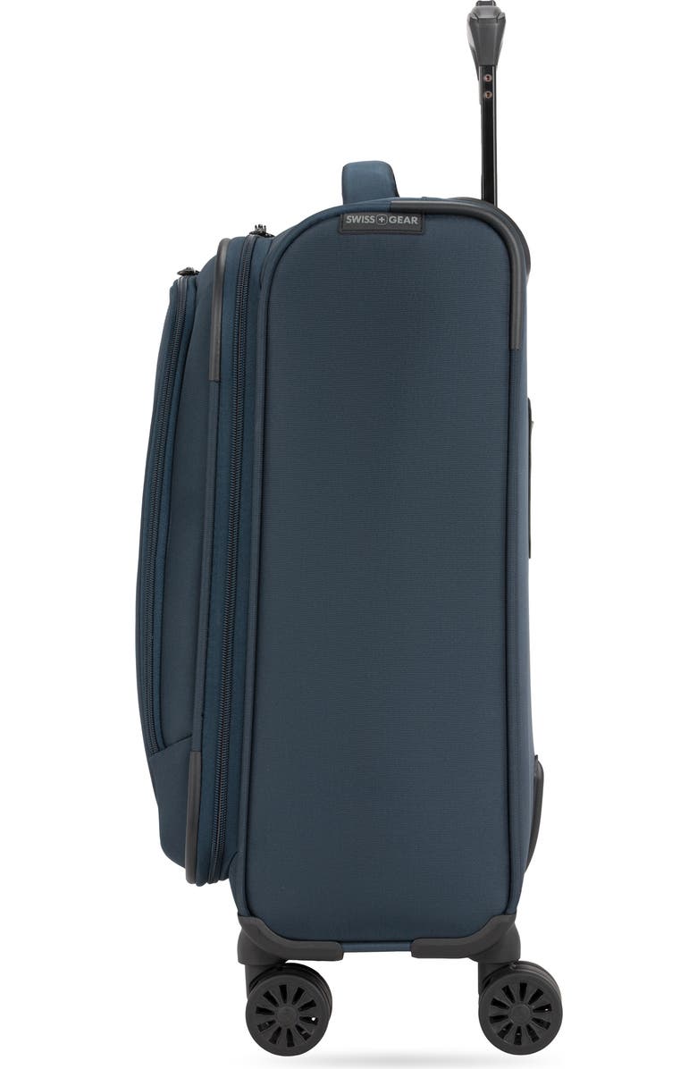 SWISSGEAR 20-Inch Softside Spinner Carry-On Luggage, Alternate, color, Navy